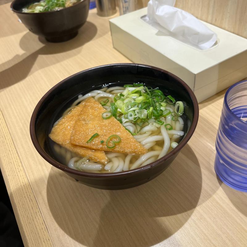 きつねうどん(うどんそば恵寿多)