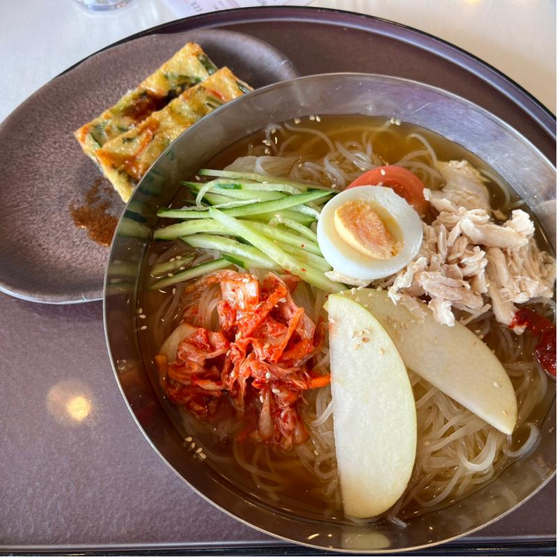 盛岡風冷麺＆チヂミ(花の杜ゴルフクラブ)