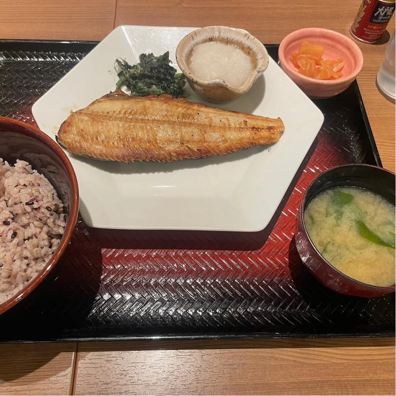 しまほっけの炭火焼き定食(大戸屋 イオンタウン釜石店 )