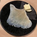 えいひれバター(もんじゃ 鉄板焼 えびすや)