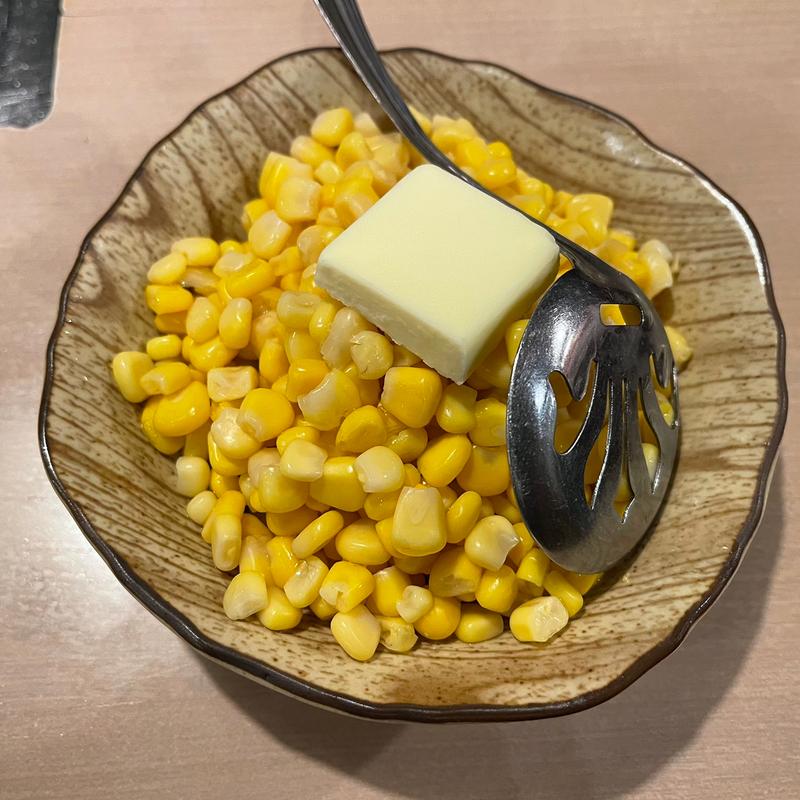 コーンバター(もんじゃ 鉄板焼 えびすや)