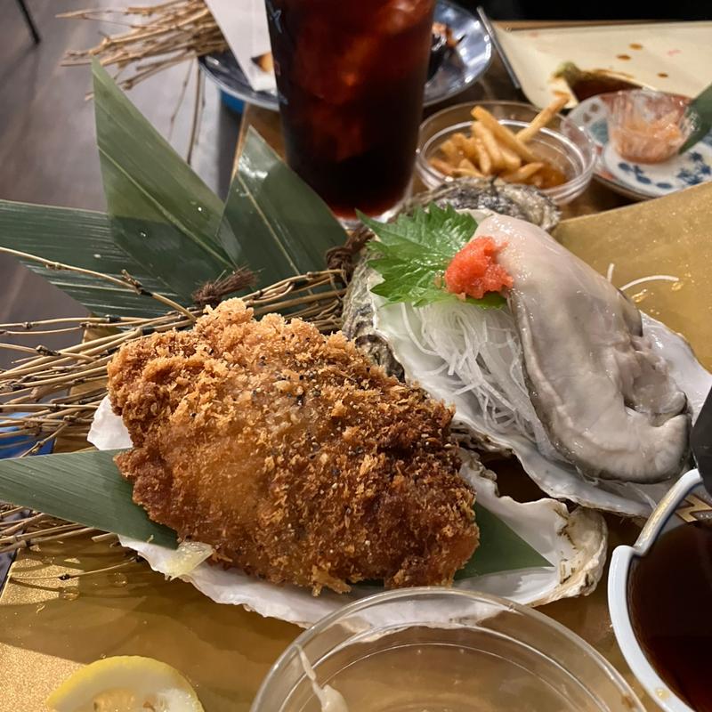 牡蠣食べ比べ(二代目野口鮮魚店)