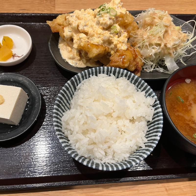 チキン南蛮定食(今泉のとり天)