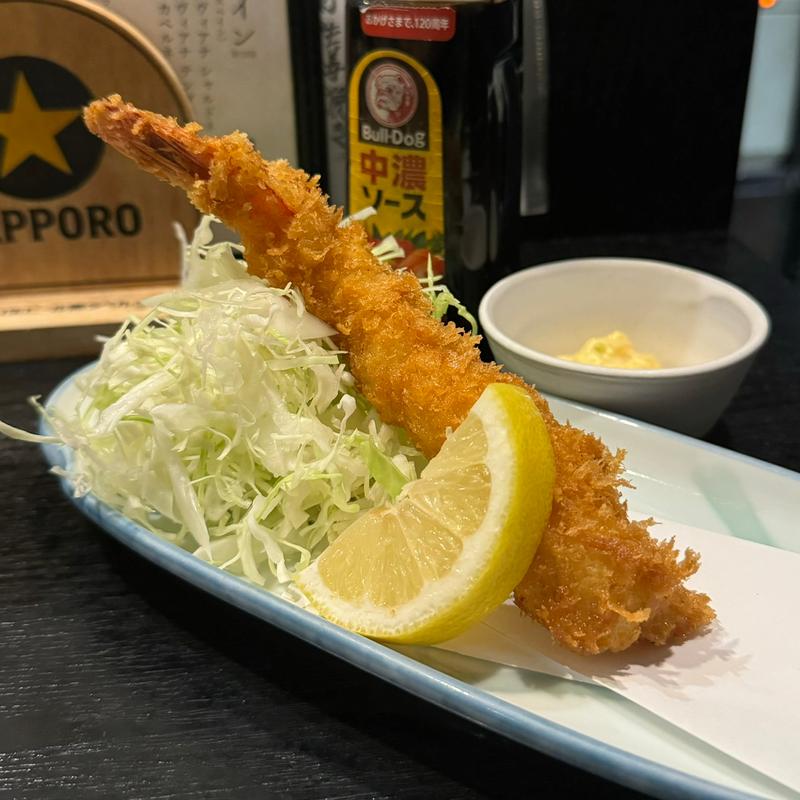 海老フライ(特大)(味の店 いわし)