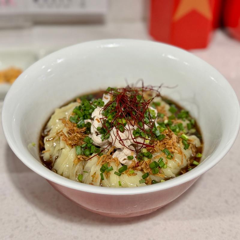 スパイスオイルのまぜそばカレー南蛮つけ麺(ラーメン星印 )