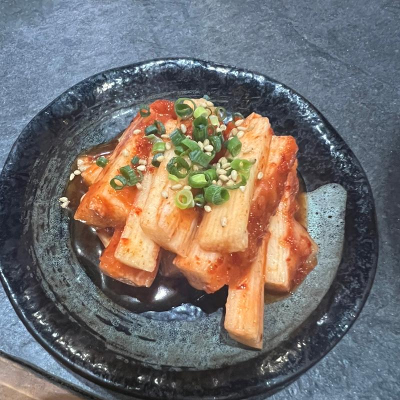 山芋キムチ(炭火焼肉 十一 駒沢店)