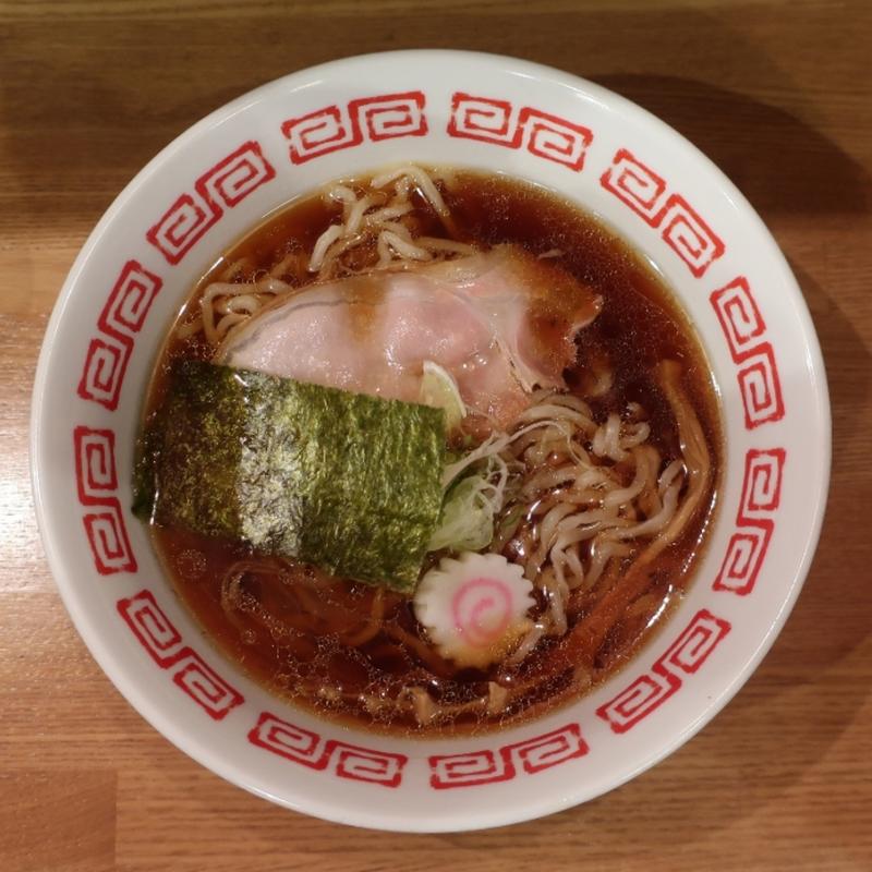 平打麺醤油そば(中華そば 鶴松富士(カクショウフジ))