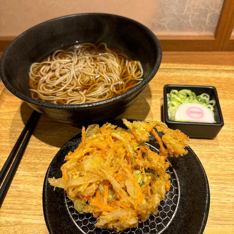 かき揚げそば(そばいちイイトルミネ新宿)