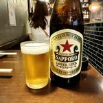 サッポロ赤星ラガー(大衆酒場 チャン栓チャン)