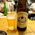 サッポロ赤星ラガー(大衆酒場 チャン栓チャン)