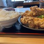 カラアゲ定食　大盛り