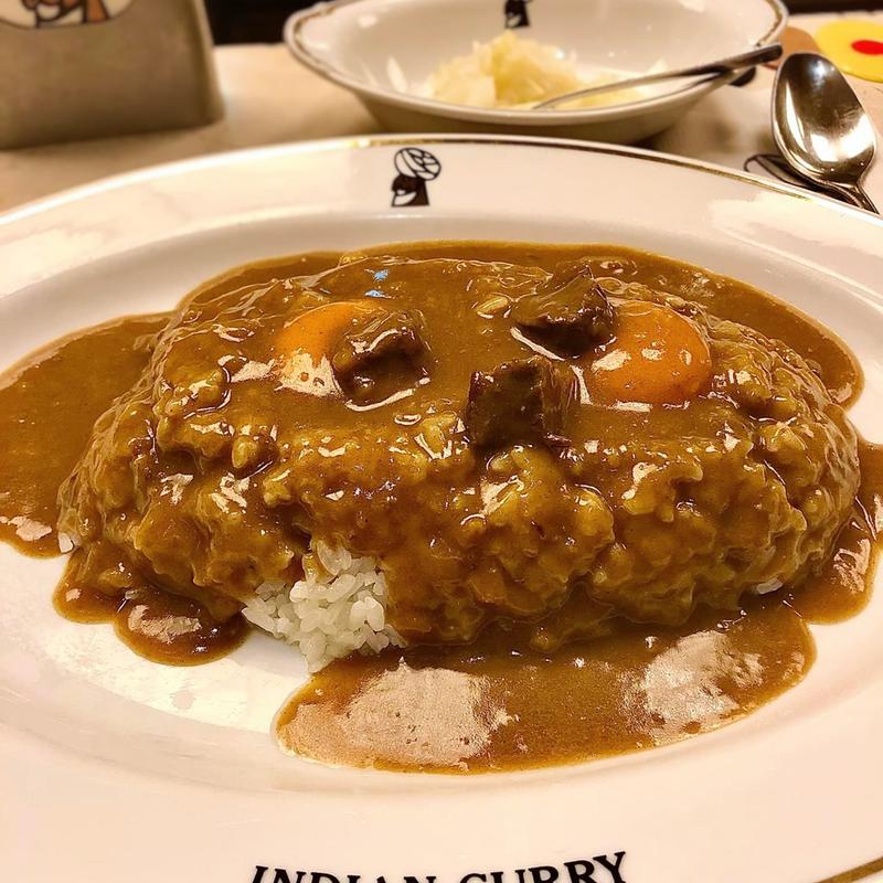 インディアンカレー ルー大盛り タマゴW(インデアンカレー 丸の内店)