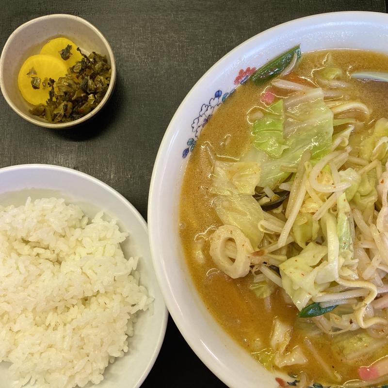 味噌ちゃんぽんランチ(上海亭)