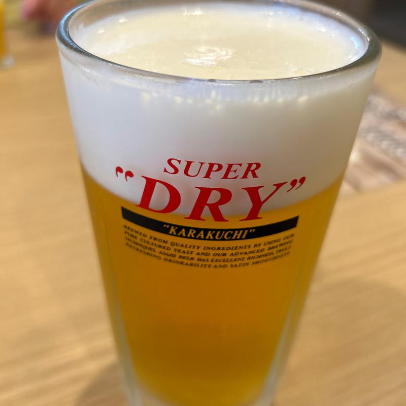 ビール大ジョッキ(和食レストランとんでん 厚別店)