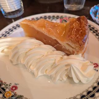 ケーキセット（アイスコーヒー、アップルパイ）(高山珈琲)