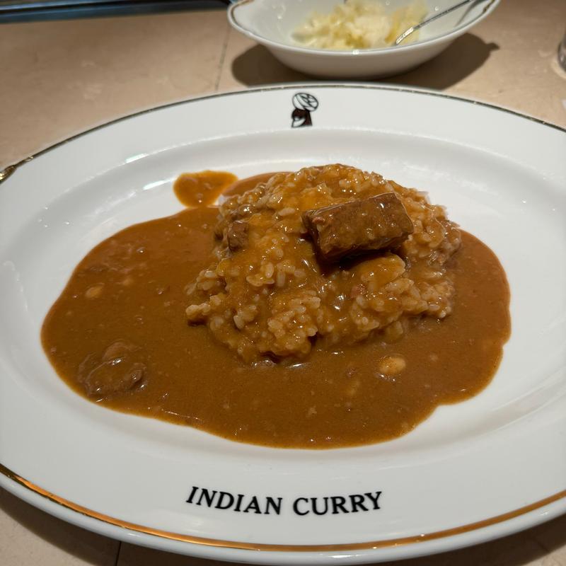 インディアンカレーライスhalf(インデアンカレー 阪急三番街店 （INDIAN CURRY）)