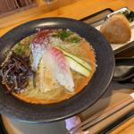 鯛ラーメンセット（塩）　鯛めし焼きおにぎり付き(麺処　彩)