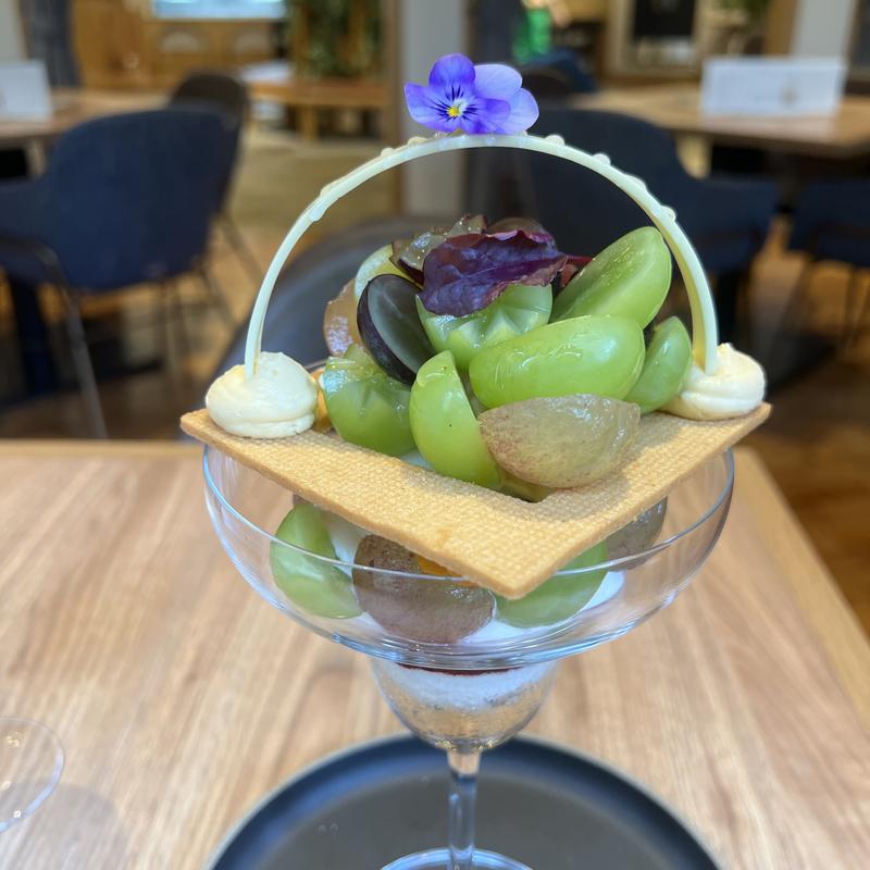 2種のぶどうを使ったパルフェビジュー(ロートレシピ)