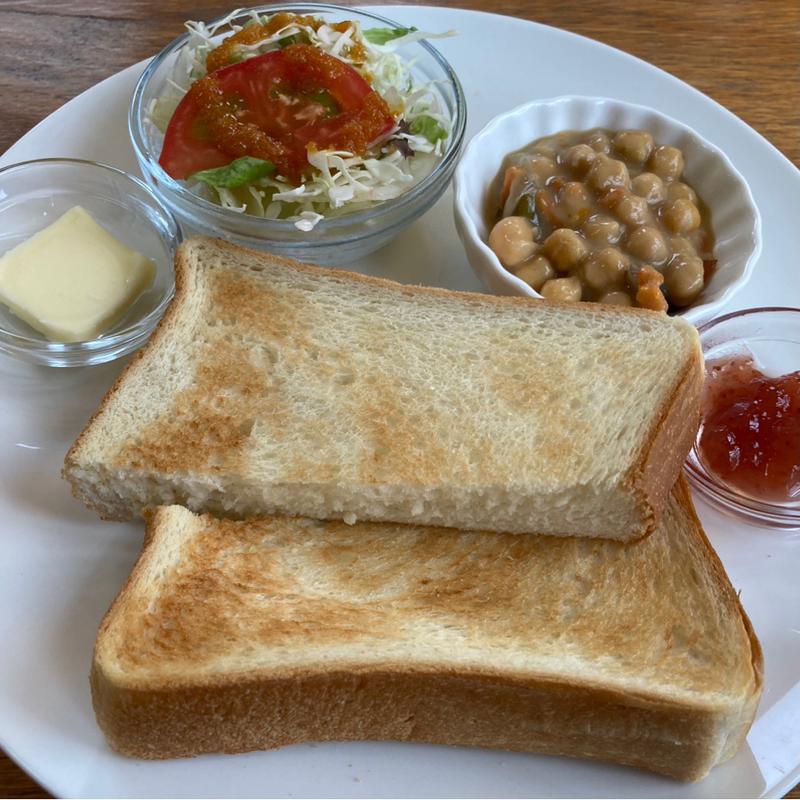 ふつうのトーストセット(イージー・ライフ・カフェ)