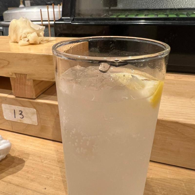 レモンサワー(鮨屋とんぼ 栄店)