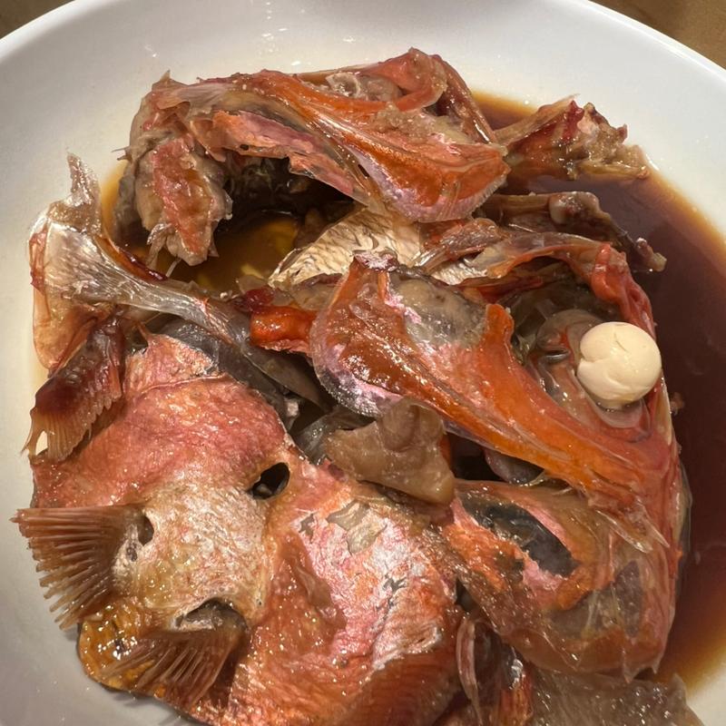 金目鯛の煮付け(鮨屋とんぼ 栄店)