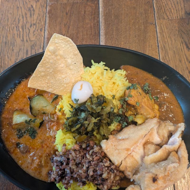 アキバ盛りカレー3（Cセット）(秋葉原カリガリ)