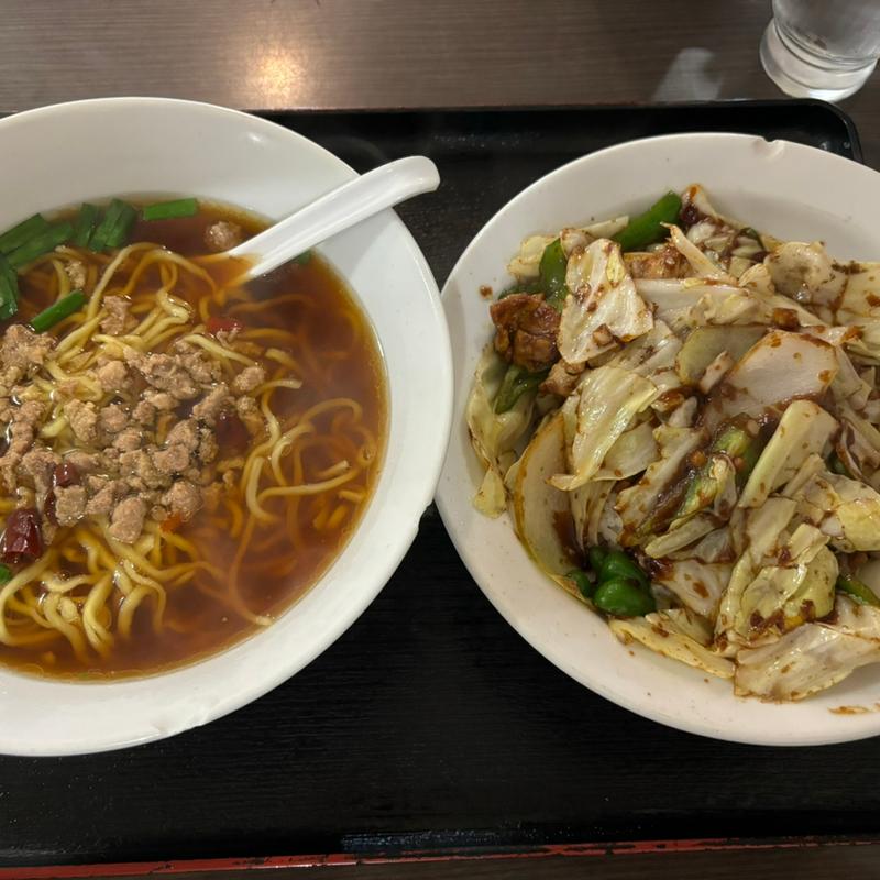 台湾ラーメンと回鍋肉飯(福園)