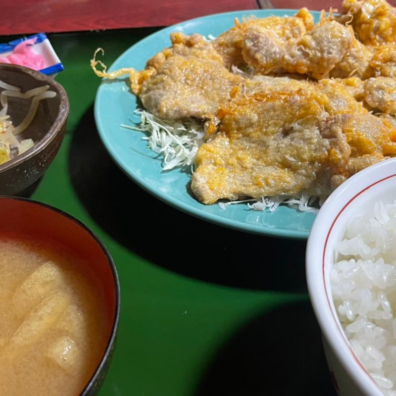 肉天ぷら定食(石田食堂 )