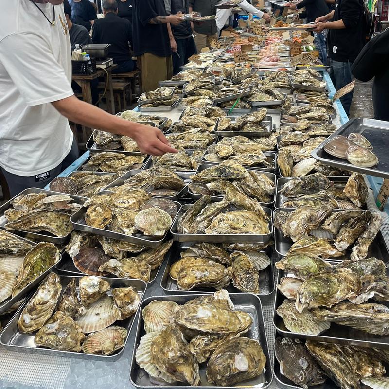 色々(カキ小屋 飯岡屋水産)