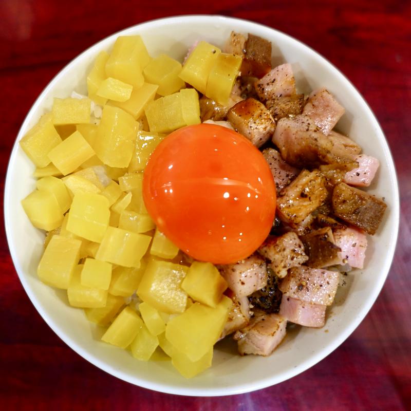 肉タク丼　小(中華そば 辻)