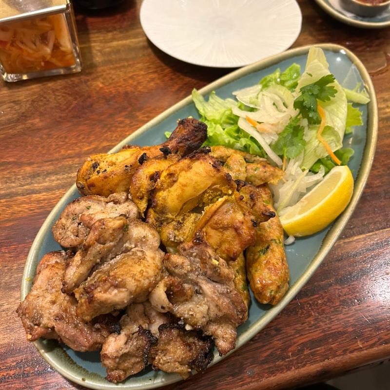 タンドーリミックスグリル(印度料理シタール )