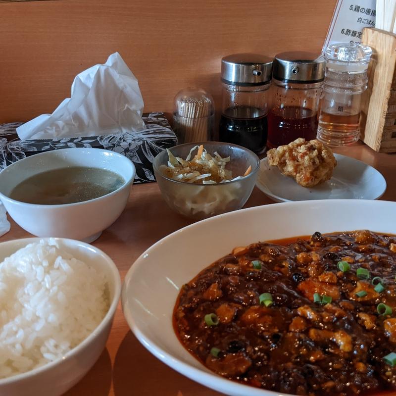 麻婆豆腐定食(劉 チャイナダイニング)