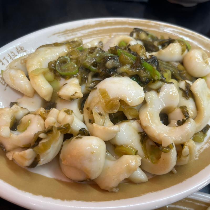 イカ高菜炒め(馬賊 日暮里店)