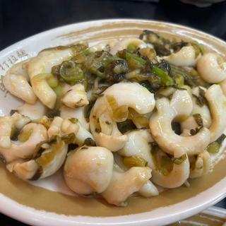 イカ高菜炒め(馬賊 日暮里店)