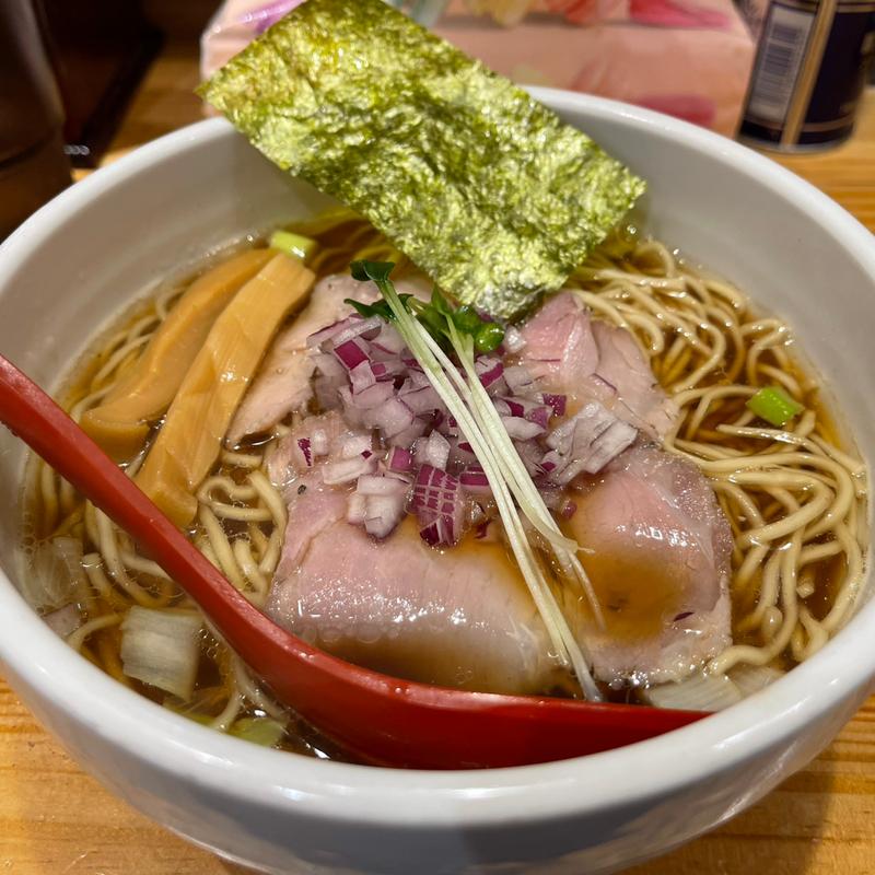 炭火焼鯵煮干し中華そば　替玉(煮干中華そば無双)