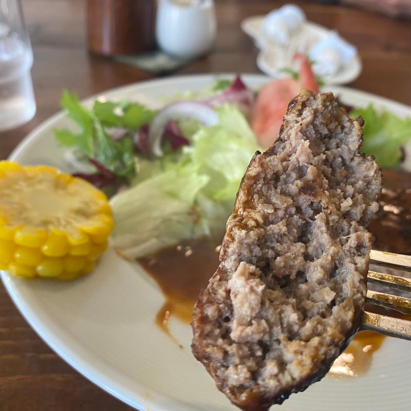 ハンバーグステーキ(洋食屋ダイニングみどりかわ)