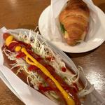 ホットドックセット+クロワッサン(今野珈琲 )