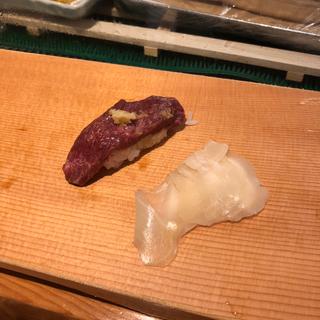 鯨の握り(築地すし一番 4丁目場外市場店)