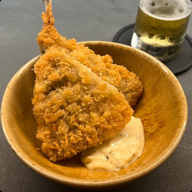 アジフライ(洋風居酒屋ざきやま)