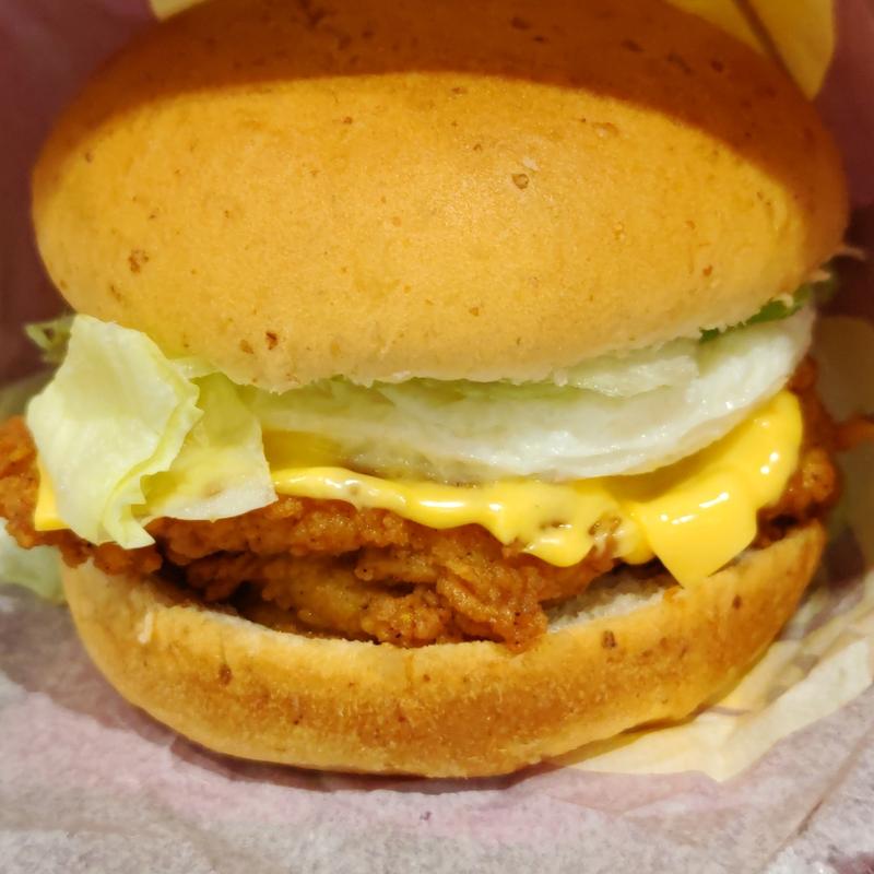 月見チーズフィレバーガー(ケンタッキーフライドチキン洋光台店)