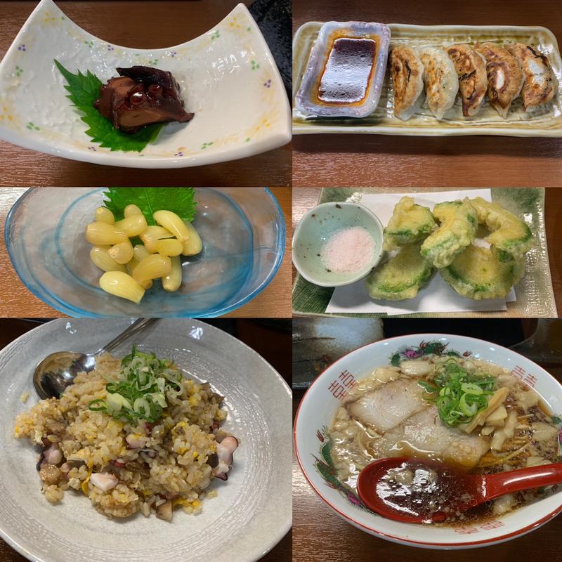 タコチャーハン、タコ餃子他(旬彩　おたふく )