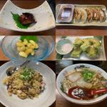 タコチャーハン、タコ餃子他