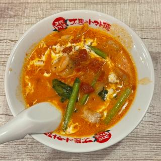 海老のクリームトマト麺(太陽のトマト麺 福島駅前支店)