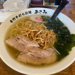 ネギ味噌ラーメン(青竹手打ち拉麺あさみ)