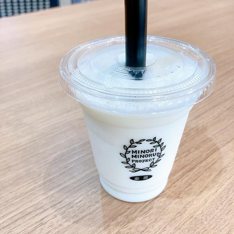 梨ミルクスムージー(みのりカフェ元気市広島店)