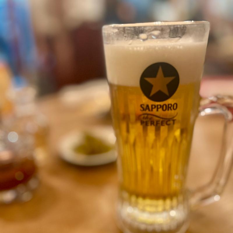 生ビール(中国料理 もみぢ)