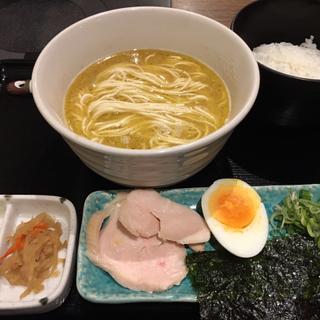 濃厚鶏ラーメン(いちおく 地鶏屋 堺筋本町店)