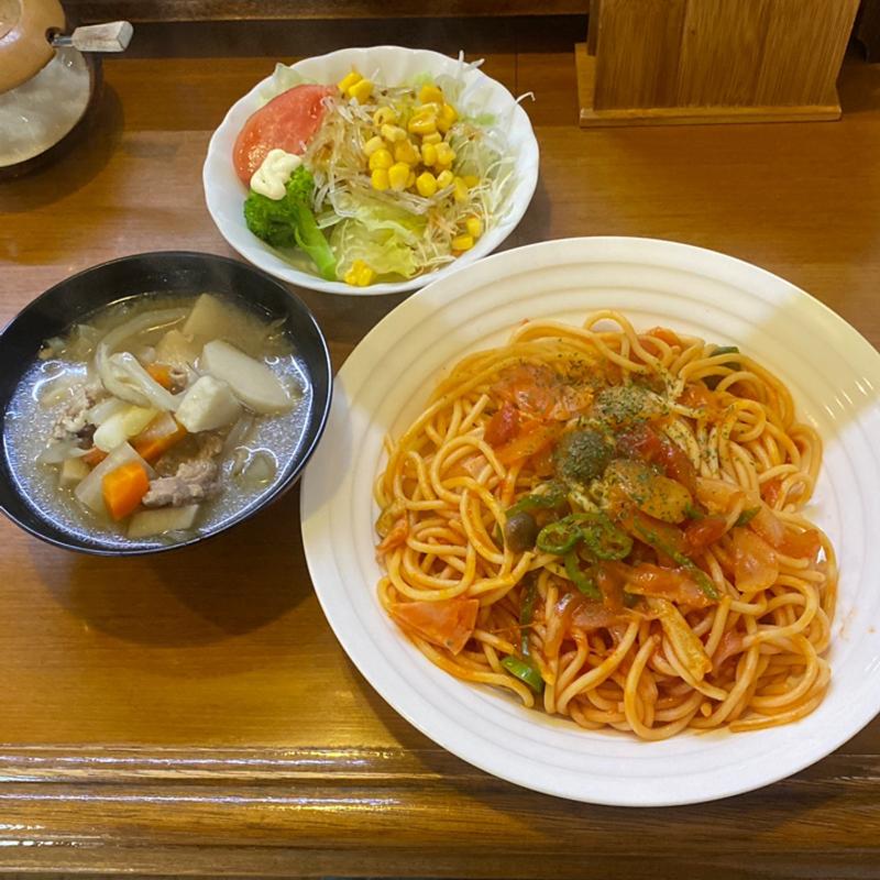 ナポリタン（セット）(琥珀喫茶 )