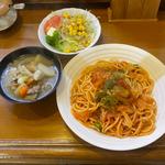 ナポリタン（セット）(琥珀喫茶 )