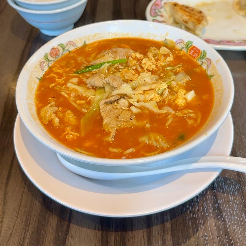 豚辛ラーメン(餃子の王将 京成曳舟駅前店)
